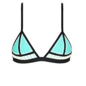 Triangl Teal Bikini Top